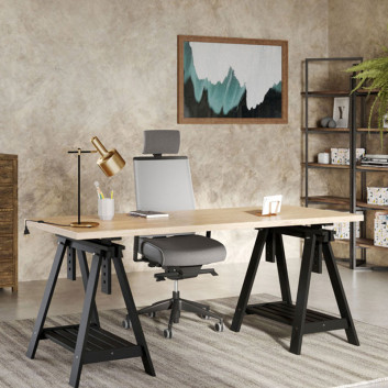 Fauteuil chaise de bureau Navailles Great Marcel résille - 6 finitions
