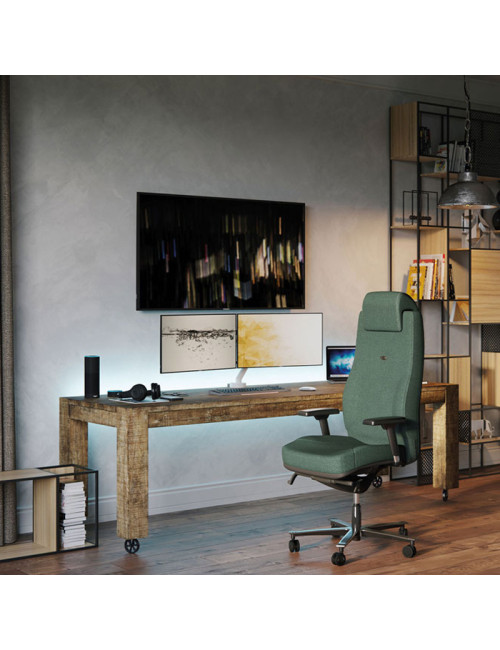 Fauteuil chaise de bureau Navailles Lead Ernest 24/24 - 15 finitions