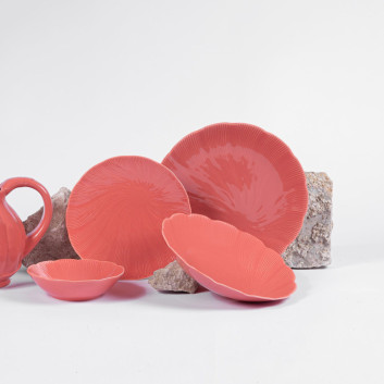 6 assiettes Tahiti Ogre la Fabrique - 5 coloris 4 tailles