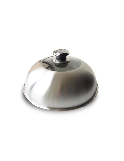 Cloche en inox Le Marquier cuisson à l'étouffée plancha - avec ou sans thermomètre