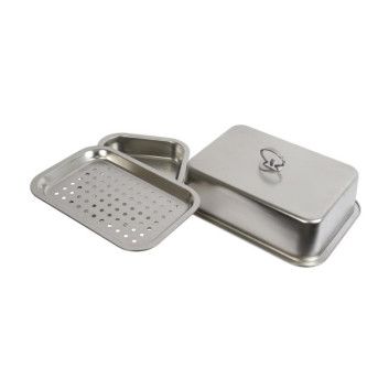 Kit cuisson à la vapeur en inox Le Marquier pour plancha