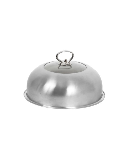 Cloche en inox Le Marquier cuisson à l'étouffée plancha - avec ou sans thermomètre