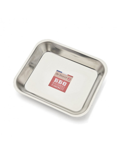 Plat à mariner en inox De Buyer - 2 tailles