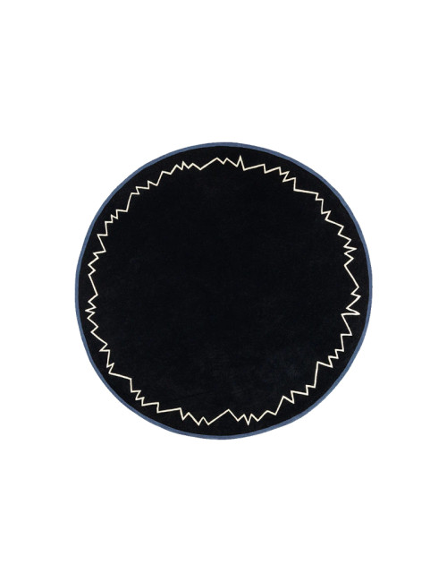 Tapis Baikal Noir Toulemonde Bochart - 2 dimensions