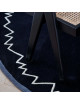 Tapis Baikal Noir Toulemonde Bochart - 2 dimensions