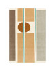 Tapis Colagem Beige Toulemonde Bochart - 2 dimensions