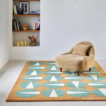 Tapis Gouache Terre Toulemonde Bochart - 3 dimensions