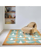 Tapis Gouache Terre Toulemonde Bochart - 3 dimensions