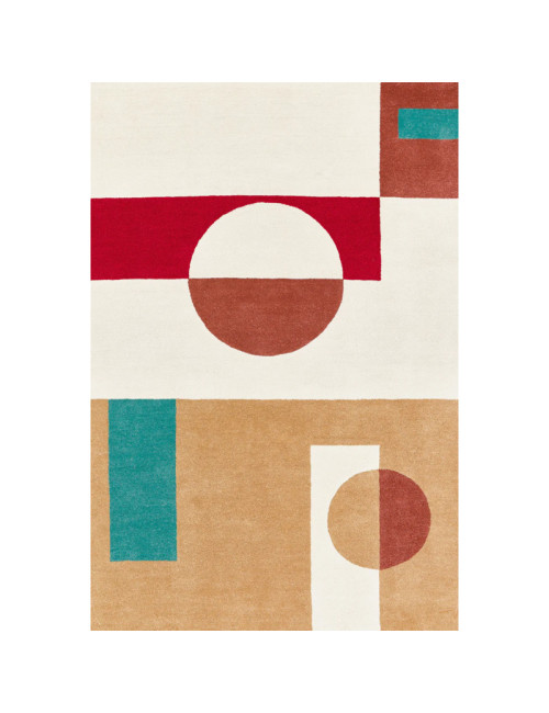 Tapis Irmaos Beige Toulemonde Bochart - 3 dimensions