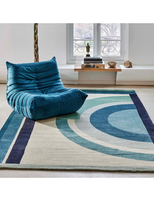 Tapis Josep Céladon Toulemonde Bochart - 2 dimensions
