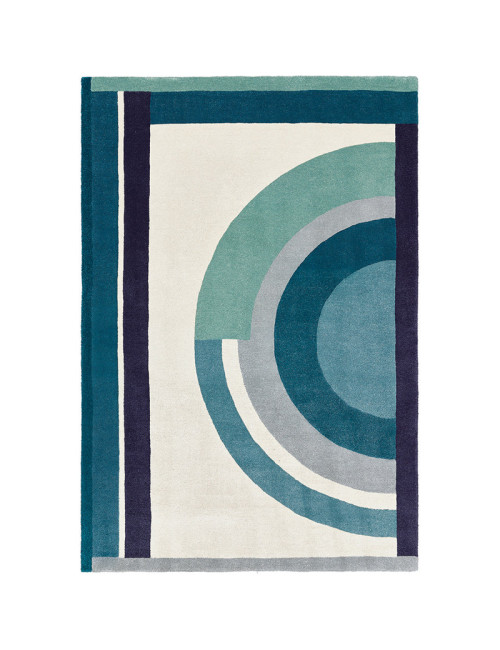 Tapis Josep Céladon Toulemonde Bochart - 2 dimensions