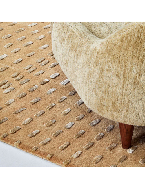 Tapis Kantha Toulemonde Bochart - 4 coloris 3 dimensions