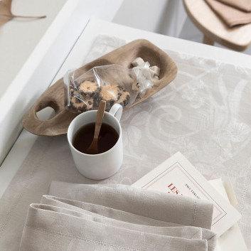 4 sets de table Tivoli Lin Le Jacquard Français - 10 coloris