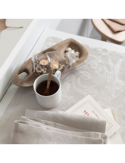 4 sets de table Tivoli Lin Le Jacquard Français - 10 coloris