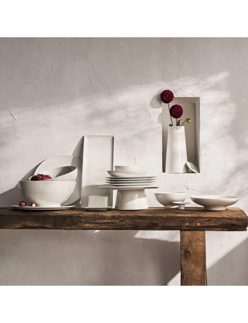 Coffret présentoir à gâteaux 25cm Modulo Blanc Degrenne