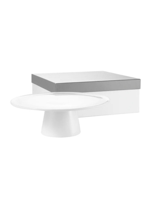 Coffret présentoir à gâteaux 25cm Modulo Blanc Degrenne