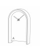 Horloge Arc Drugeot Manufacture chêne massif - 14 coloris