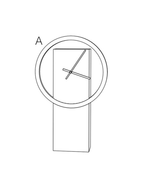 Horloge Cyclock Drugeot Manufacture chêne massif - 14 coloris