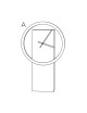 Horloge Cyclock Drugeot Manufacture chêne massif - 14 coloris