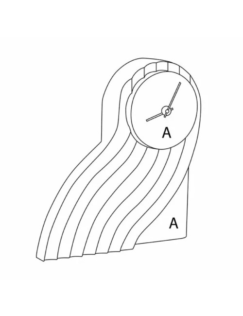 Horloge Fluss Drugeot Manufacture chêne massif - 14 coloris 2 finitions