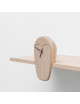 Horloge Hibou Drugeot Manufacture chêne massif - 2 teintes