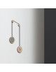 Horloge Pendule Drugeot Manufacture chêne massif - 4 coloris 2 teintes