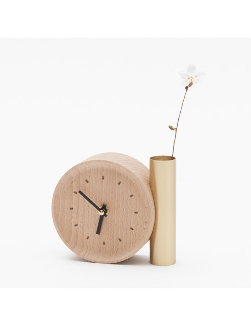 Horloge Tik Tok Drugeot Manufacture hêtre massif - 2 teintes