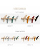 Patère Hirondelle Drugeot Manufacture chêne massif - 2 tailles 2 coloris 2 finitions
