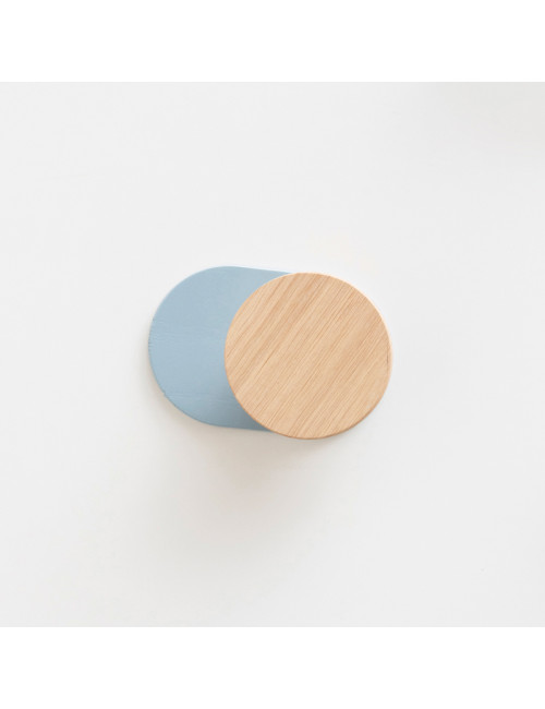 Patère Ombre Drugeot Manufacture chêne massif - 6 coloris 2 finitions