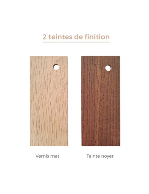 Table à manger extensible Parati Drugeot Manufacture chêne massif - 2 tailles 14 coloris 2 finitions