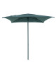 Parasol droit MÉDICIS 2x2m DORADO structure anthracite - 8 coloris