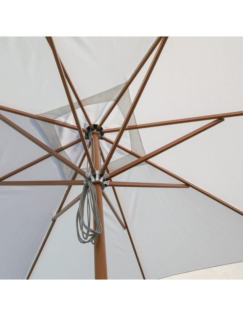 Parasol MÉDICIS carré grand format 3x3m SOLARIUS