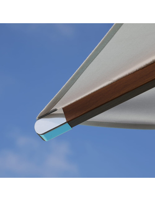 Parasol MÉDICIS carré grand format 3x3m SOLARIUS
