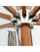 Parasol MÉDICIS carré grand format 3x3m SOLARIUS