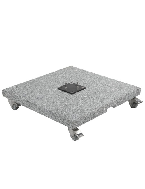 Parasol MÉDICIS carré grand très format 4x4m DELPHINA