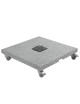 Parasol MÉDICIS carré grand très format 4x4m DELPHINA