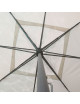 Parasol MÉDICIS carré grand très format 4x4m DELPHINA
