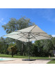 Parasol MÉDICIS carré grand très format 4x4m DELPHINA