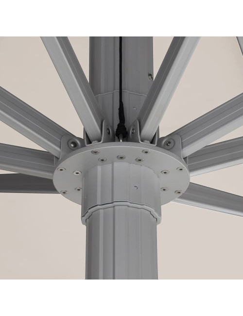 Parasol MÉDICIS carré très grand format 5x5m HORUS