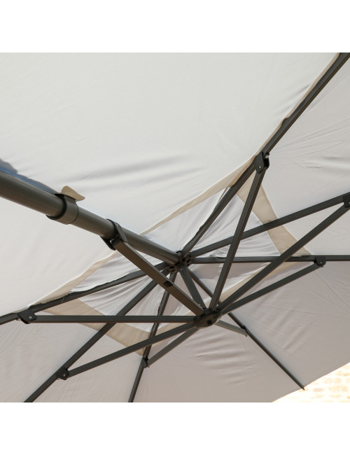 Parasol MÉDICIS déporté XXL 3,5x5m VEGA - 3 coloris