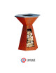 Brasero plancha HEXAGONE Agape 85cm finition corten