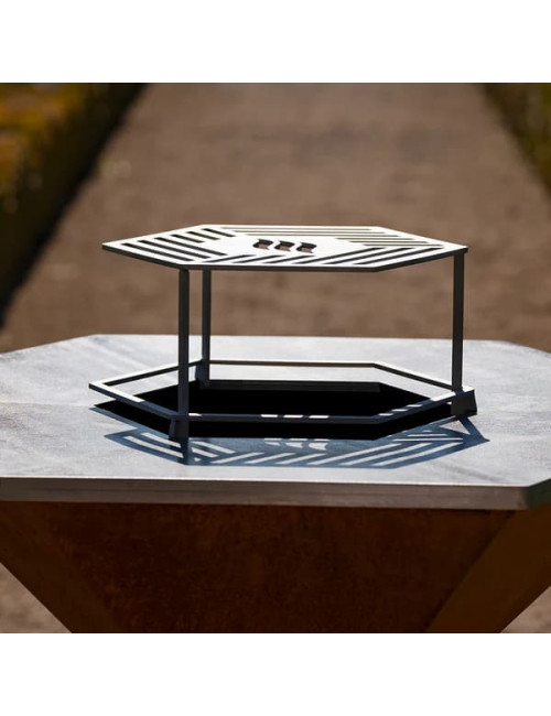 Grille HEXAGONE pour brasero plancha Festin 105cm