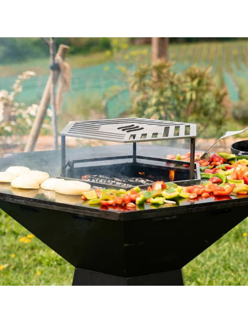 Grille HEXAGONE pour brasero plancha Festin 105cm