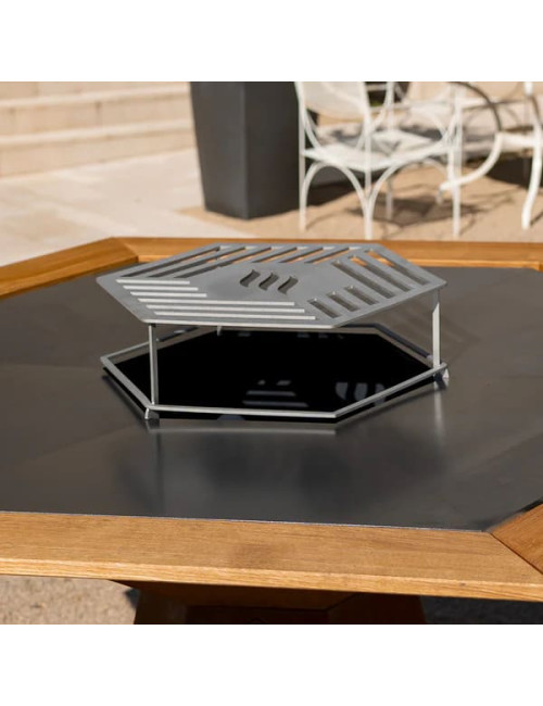 Grille HEXAGONE pour brasero plancha Festin 105cm