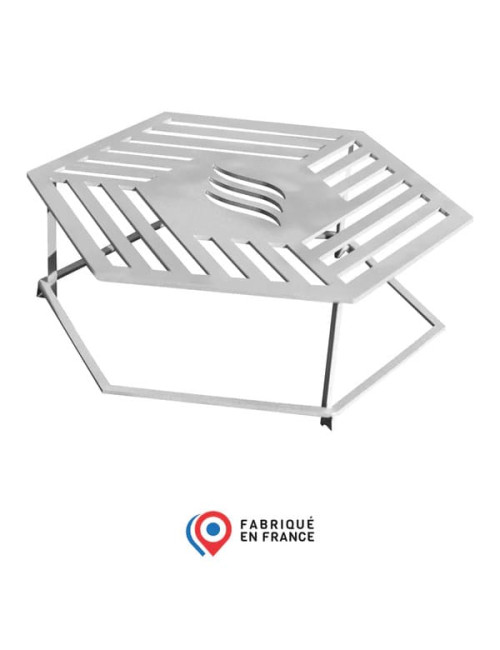 Grille HEXAGONE pour brasero plancha Grand Banquet 150cm