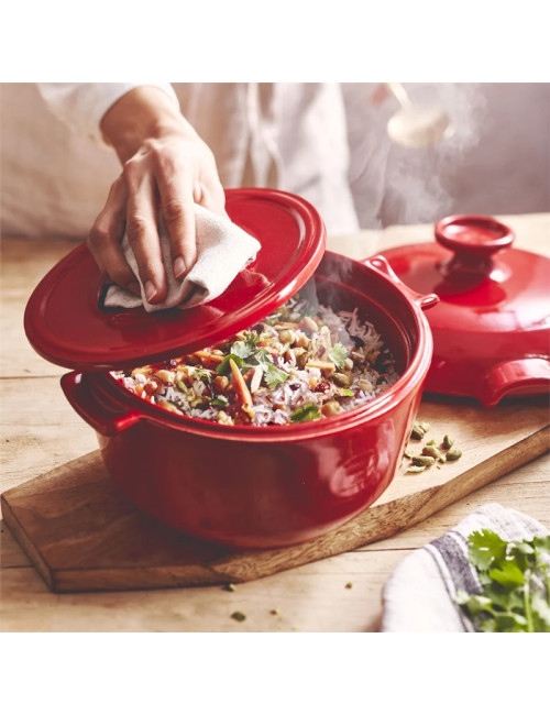 Cocotte faitout à riz en céramique Emile Henry - 2 coloris