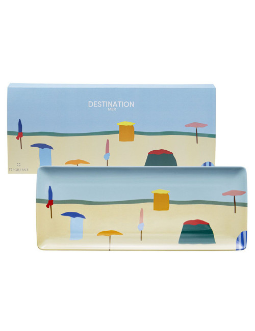 Plats DEGRENNE Destination mer en porcelaine - 3 tailles