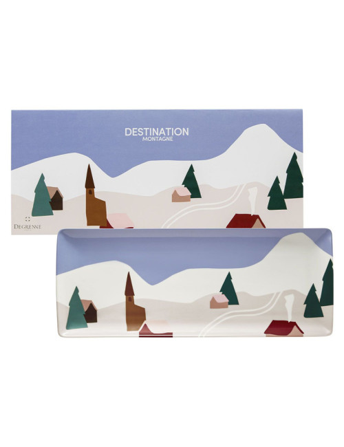 Plats DEGRENNE Destination montagne en porcelaine - 2 tailles