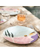 Coffret 4 assiettes à dessert DEGRENNE Destination sud 23cm