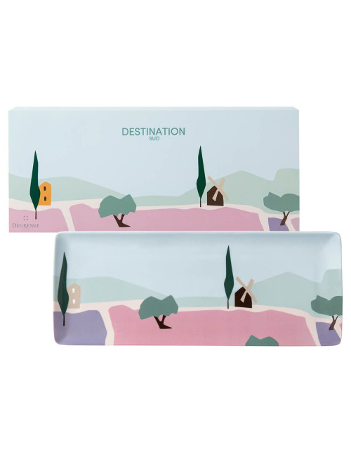 Plats DEGRENNE Destination sud en porcelaine - 2 tailles